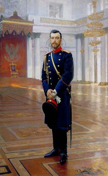 Il'ya Repin Portrait of Nicholas II, The Last Russian Emperor
